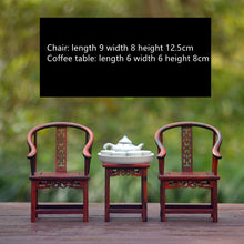 Load image into Gallery viewer, Red Rosewood Miniature Furniture Model