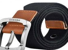 Load image into Gallery viewer, Men's Canvas Work Belt Labor Insurance Pin Buckle Belt