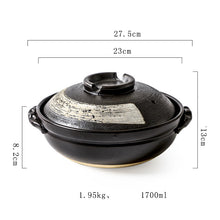 Load image into Gallery viewer, Stew Pot Soup Household Ceramic Gas Clay Pot Rice Casserole