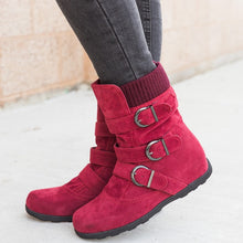 Load image into Gallery viewer, Casual Winter Boots Strap Buckle Shoes