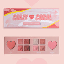 Load image into Gallery viewer, 10 Color Creamy Matte EyeShadow Palette Glitter Shimmer Metallic Eyeshadow