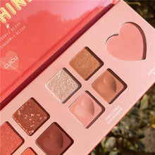 Load image into Gallery viewer, 10 Color Creamy Matte EyeShadow Palette Glitter Shimmer Metallic Eyeshadow