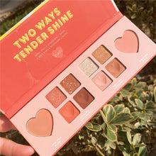 Load image into Gallery viewer, 10 Color Creamy Matte EyeShadow Palette Glitter Shimmer Metallic Eyeshadow