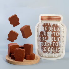 Load image into Gallery viewer, 6PCS Kapmore Cute Makeup Sponge Cartoon Bear Toast Decor Cosmetic Puff with Bag