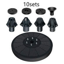 Load image into Gallery viewer, Solar Water Mercury Garden Miniature Floating Fountain