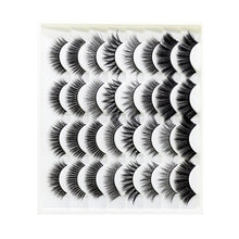 Load image into Gallery viewer, 16 Pairs Of mixed False Eyelashes 3D Chemical Fiber Eyelashes Stage Costumes Are Natural And Comfortable