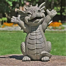 Load image into Gallery viewer, Small Dinosaur Meditation Ornament Garden Resin Crafts Statue