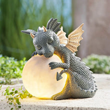 Load image into Gallery viewer, Small Dinosaur Meditation Ornament Garden Resin Crafts Statue