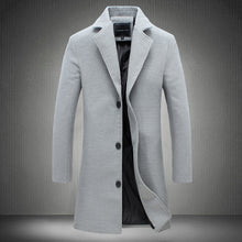 Load image into Gallery viewer, 2021 Autumn And Winter New Mens Solid Color Casual Business Woolen Coats