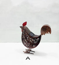 Load image into Gallery viewer, Solar Garden Lamp Iron Rooster Shape Landscape Light Outdoor Decorative Lamp