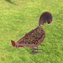 Load image into Gallery viewer, Solar Garden Lamp Iron Rooster Shape Landscape Light Outdoor Decorative Lamp