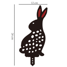 Load image into Gallery viewer, Garden Decoration Santa Yard Art Garden Decoration Acrylic Santa Claus Hollow Insert Card