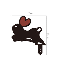 Load image into Gallery viewer, Garden Decoration Santa Yard Art Garden Decoration Acrylic Santa Claus Hollow Insert Card