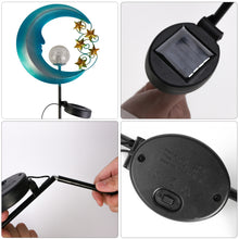 Load image into Gallery viewer, LED Solar Flame Metal Decorative Light