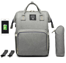 Load image into Gallery viewer, Large Capacity Diaper Bag Mummy Nursing Nappy Backpacks Travel Baby