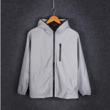 Load image into Gallery viewer, Men's Spring And Autumn Full Reflective Windbreaker Waterproof Jacket Men's High Street