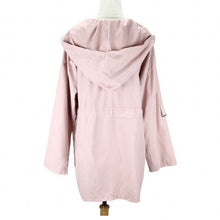 Load image into Gallery viewer, Solid color hooded trench coat