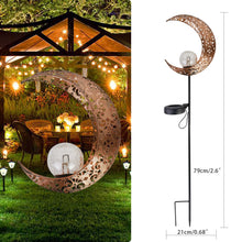 Load image into Gallery viewer, LED Solar Flame Metal Decorative Light