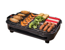 Load image into Gallery viewer, Household barbecue square non-smoking electric oven carbon steel