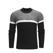 Load image into Gallery viewer, Men Casual Knitted Soft Cotton Sweaters Pullover Men Winter New Fashion Striped O-Neck Sweater