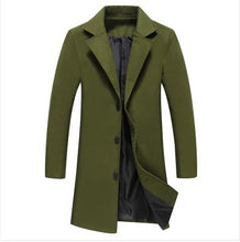 Load image into Gallery viewer, 2021 Autumn And Winter New Mens Solid Color Casual Business Woolen Coats