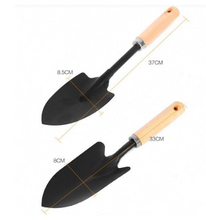 Load image into Gallery viewer, Garden Garden Tools Wooden Handle Rake Five Tooth Rake