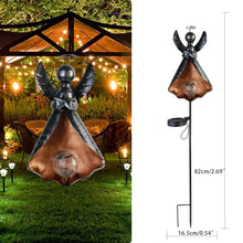 Load image into Gallery viewer, LED Solar Flame Metal Decorative Light