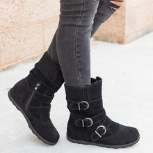 Load image into Gallery viewer, Casual Winter Boots Strap Buckle Shoes