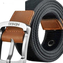 Load image into Gallery viewer, Men's Canvas Work Belt Labor Insurance Pin Buckle Belt