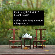 Load image into Gallery viewer, Red Rosewood Miniature Furniture Model