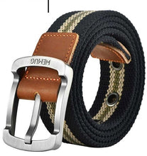 Load image into Gallery viewer, Men's Canvas Work Belt Labor Insurance Pin Buckle Belt