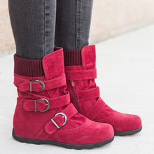 Load image into Gallery viewer, Casual Winter Boots Strap Buckle Shoes