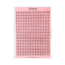 Load image into Gallery viewer, Veyes Inc Premade Fans Lashes Eyelash Extensions Veyelash 320 Fans Slim Thin Pointy Base Long Stem Soft Russian Volume Fans Lash