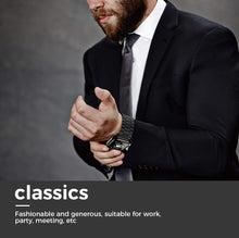 Load image into Gallery viewer, Case+strap for Apple Watch band 45mm 41mm 44mm/40mm 42mm/38mm Stainless Steel metal correa Bracelet iWatch series 5 4 3 se 6 7 8