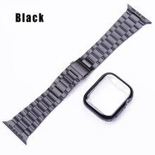 Load image into Gallery viewer, Case+strap for Apple Watch band 45mm 41mm 44mm/40mm 42mm/38mm Stainless Steel metal correa Bracelet iWatch series 5 4 3 se 6 7 8