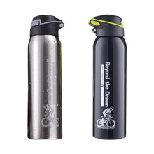 Load image into Gallery viewer, 500ml Bike Water Bottle Warm-keeping Water Cup Sports Kettle Riding Aluminum Alloy Thermos Cup for Cycling Bike Accessories