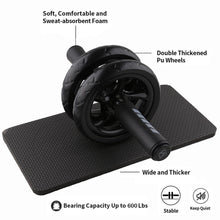 Load image into Gallery viewer, No Noise Abdominal Wheel Ab Roller With Mat For Gym Muscle Trainer Exercise Fitness Equipment