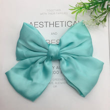 Load image into Gallery viewer, Fashion Ribbon Hairgrips Big Large Bow Hairpin For Women Girls Satin Trendy Ladies Hair Clip New Cute Barrette Hair Accessories