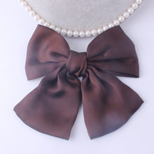 Load image into Gallery viewer, Fashion Ribbon Hairgrips Big Large Bow Hairpin For Women Girls Satin Trendy Ladies Hair Clip New Cute Barrette Hair Accessories