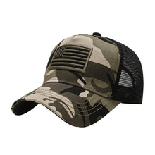 Load image into Gallery viewer, Flag Embroidery Hat Thin Blue Line Flag Tactical Hats men army cap Outdoor Sport Cycling Running hiking Hats