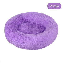 Load image into Gallery viewer, Donut Cat Bed Round Plush Pet Bed for Cats Dogs Pet Deep Sleeping Nest Soft Warm Kitten Cave Puppy Kennel Sofa Cat Accessories