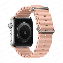 Load image into Gallery viewer, Ocean for Apple watch band 49mm 44mm 40mm 45mm 41mm 42mm 38mm correa silicone bracelet iWatch series 7 6 4 5 3 se Ultra 8 Strap