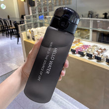 Load image into Gallery viewer, Water Bottle Sport for Adults and Children, Men Women Transparent Water Bottle Made of Edible-grade Plastic.