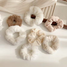 Load image into Gallery viewer, 7 Pcs/Set Women Hair Scrunchies Velvet Solid Color Hair Band for Girls Ponytail Holder Rubber Bands Hair Ties Hair Accessories