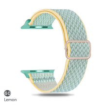 Load image into Gallery viewer, Nylon Strap for Apple watch band 44mm 40mm 38mm 42mm ultra 49mm SOLO LOOP bracelet correa iwatch series 7 SE 6 5 4 8 45mm 41mm