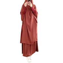 Load image into Gallery viewer, Etosell Women Hooded Muslim Hijab Dress Eid Prayer Garment Jilbab Abaya Long Khimar Full Cover Ramadan Gown Abayas Islamic Cloth