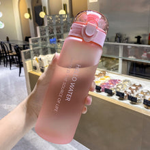 Load image into Gallery viewer, Water Bottle Sport for Adults and Children, Men Women Transparent Water Bottle Made of Edible-grade Plastic.
