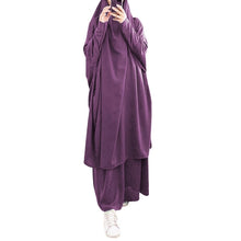 Load image into Gallery viewer, Etosell Women Hooded Muslim Hijab Dress Eid Prayer Garment Jilbab Abaya Long Khimar Full Cover Ramadan Gown Abayas Islamic Cloth