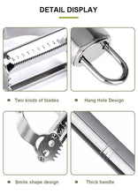 Load image into Gallery viewer, Stainless Steel Multi-function Vegetable Peeler Cucumber Carrot Fruit Cutter Julienne Peeler Potato Carrot Grater Kitchen Set