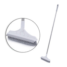 Load image into Gallery viewer, 2 in 1 Adjustable V-Shape Cleaning Brush Floor Scrub Magic Broom with Long Handle and Squeegee Household Tile Window Clean Tools
